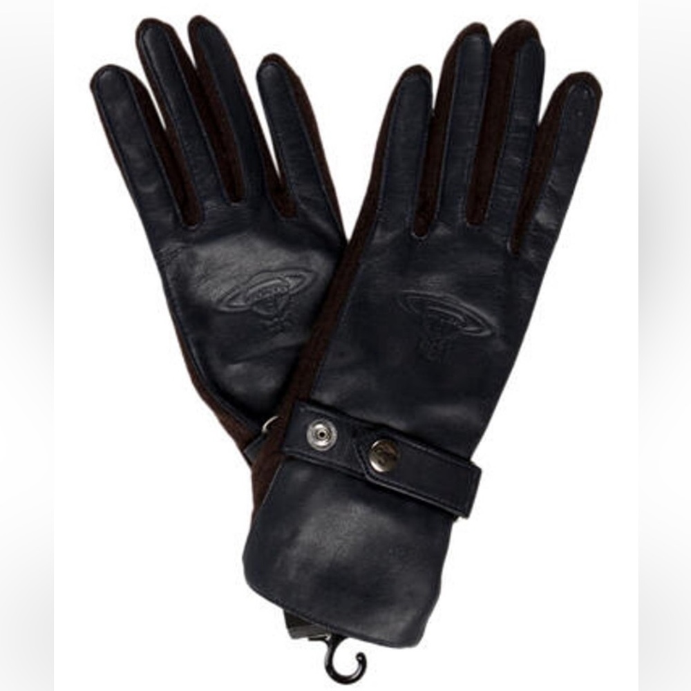Vivienne Westwood leather Gloves Japan Exclusive